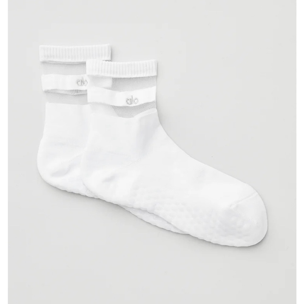 2 Pairs Alo Youga Women's Pulse Grip Sock for Women